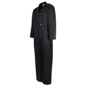 Fort Zip Front Coverall With Elasticated Back-BLACK