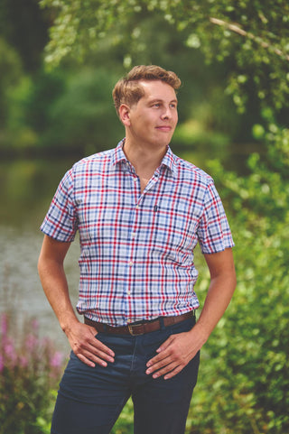 Champion Broadstairs Work Shirt | Country Style Ireland-RED