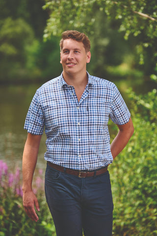 Champion Broadstairs Work Shirt | Country Style Ireland-BLUE