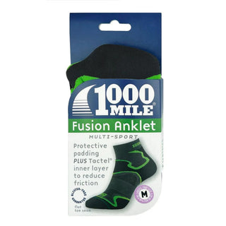 1000 Mile Fusion Anklet Sock | Padded, Blister-Free Fit