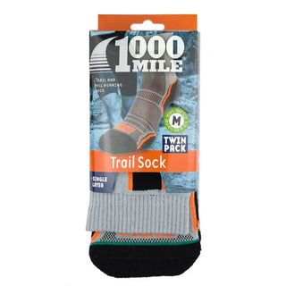1000 Mile Trail 21 Sock Twin Pack | Merino Trail Running
