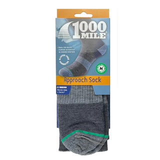 1000 Mile Approach Sock | Merino Double Layer with Heel Power