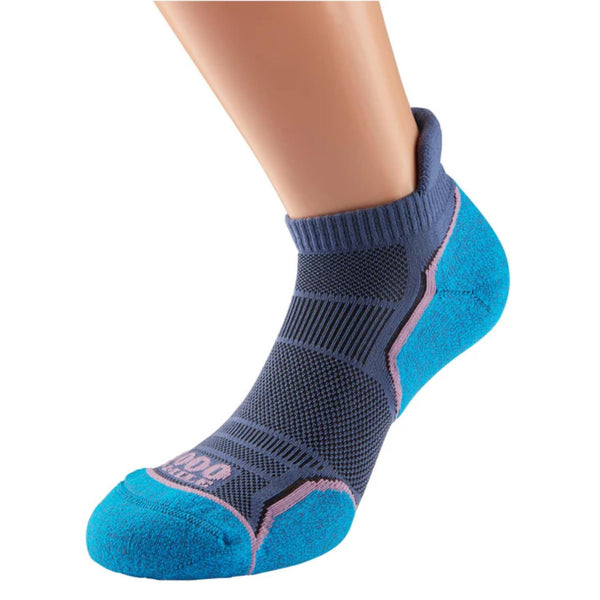 1000 Mile Run Socklet | Women's Padded Trainer Socks Twin Pack