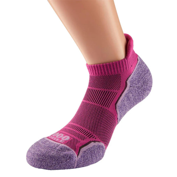 1000 Mile Run Socklet | Women's Padded Trainer Socks Twin Pack