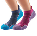 1000 Mile Run Socklet | Women's Padded Trainer Socks Twin Pack