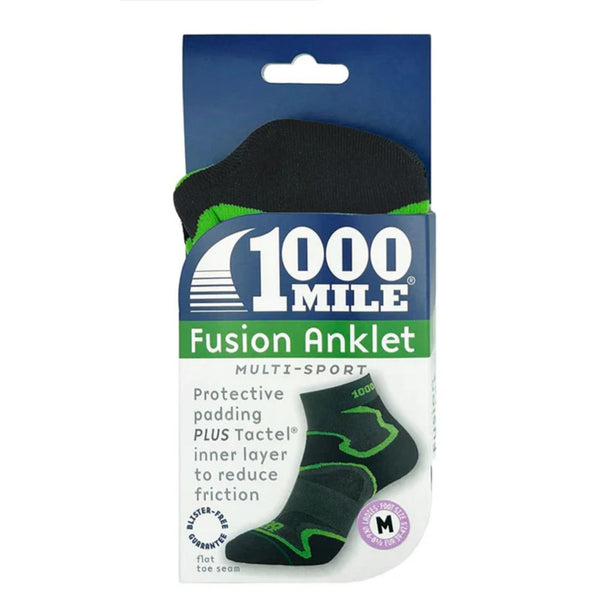 1000 Mile Women’s Fusion Double Layer Anklet Socks | Blister-Free Running Comfort