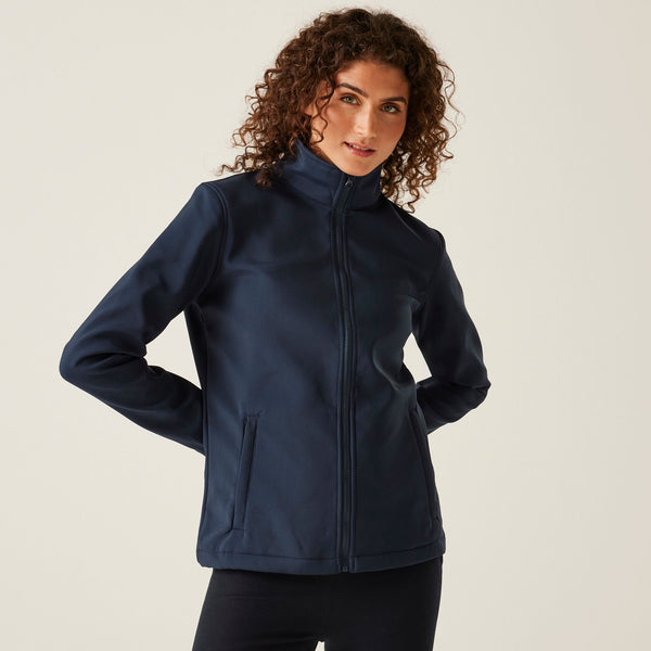 Regatta Ladies TRA629 Softshell Jacket | Printable & Embroidery-Ready Workwear-NAVY