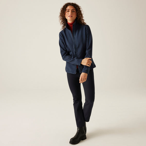 Regatta Ladies TRA629 Softshell Jacket | Printable & Embroidery-Ready Workwear-NAVY