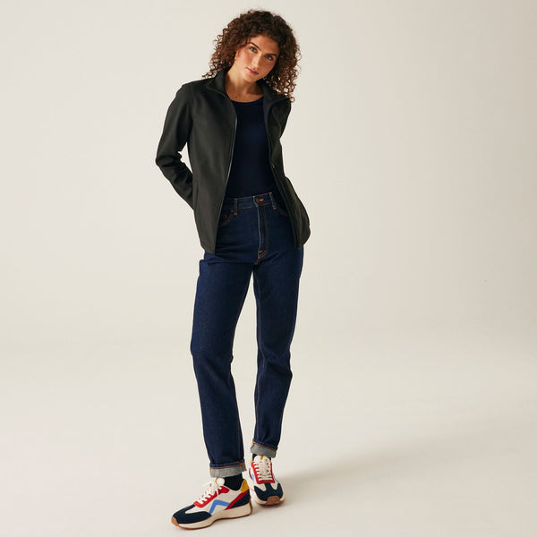 Regatta Ladies TRA629 Softshell Jacket | Printable & Embroidery-Ready Workwear-BLACK