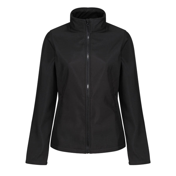 Regatta Ladies TRA629 Softshell Jacket | Printable & Embroidery-Ready Workwear-BLACK