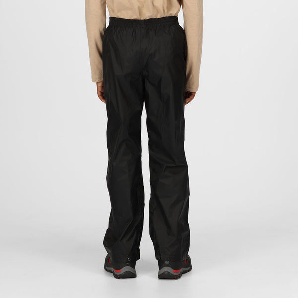 Regatta TRW350 Junior Over Trousers | Waterproof Kids Rainwear for School & Farm