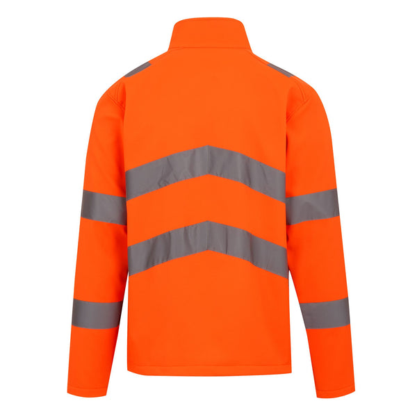 Regatta TRA712 Ablaze Hi-Vis Softshell Jacket | Class 3 Workwear for Embroidery & Custom Uniforms