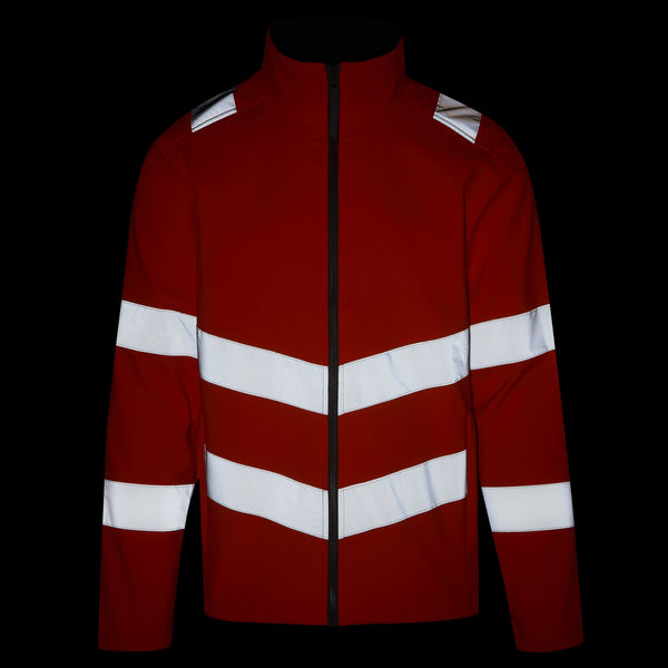 Regatta TRA712 Ablaze Hi-Vis Softshell Jacket | Class 3 Workwear for Embroidery & Custom Uniforms