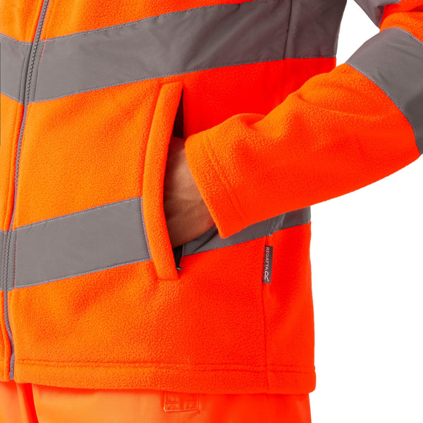 Regatta TRF648 Hi-Vis Thor Fleece | Class 3 Safety Fleece with Custom Embroidery Option