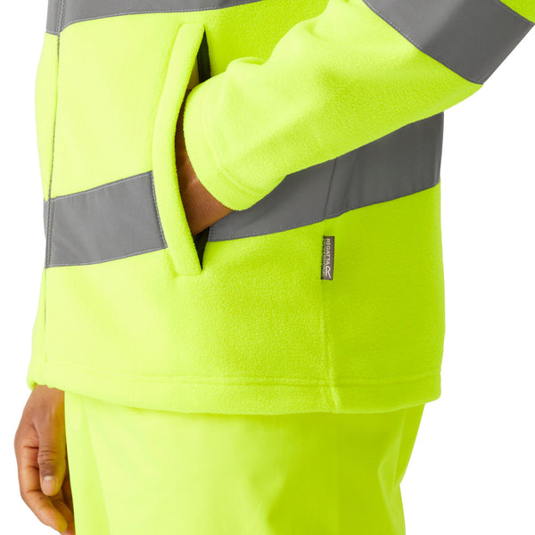 Regatta TRF648 Hi-Vis Thor Fleece | Class 3 Safety Fleece with Custom Embroidery Option