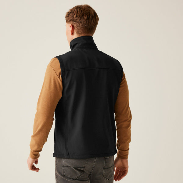 Regatta TRA788 Flux Softshell Bodywarmer | Water-Repellent Workwear Vest for Custom Embroidery