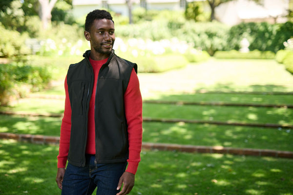 Regatta TRA788 Flux Softshell Bodywarmer | Water-Repellent Workwear Vest for Custom Embroidery