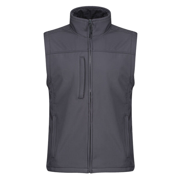 Regatta TRA788 Flux Softshell Bodywarmer | Water-Repellent Workwear Vest for Custom Embroidery