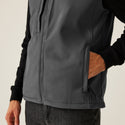 Regatta TRA788 Flux Softshell Bodywarmer | Water-Repellent Workwear Vest for Custom Embroidery