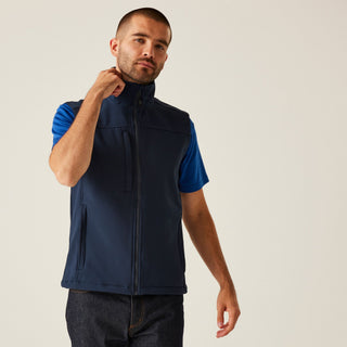 Regatta TRA788 Flux Softshell Bodywarmer | Water-Repellent Workwear Vest for Custom Embroidery
