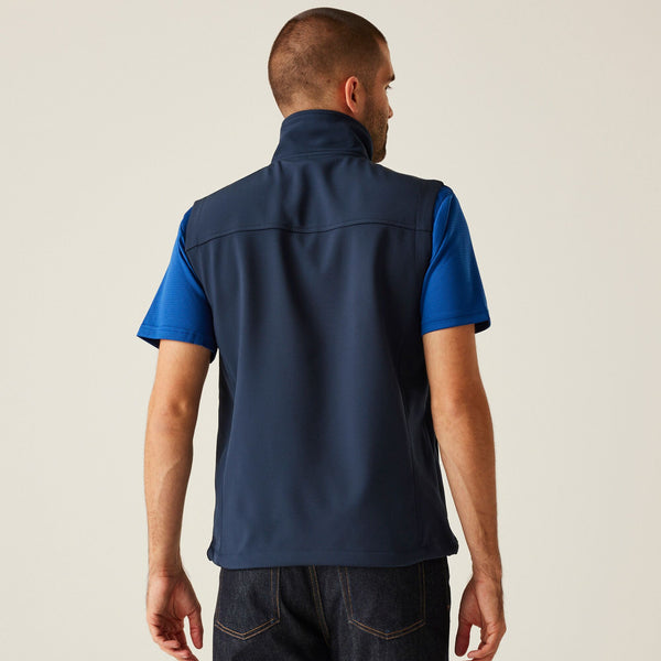 Regatta TRA788 Flux Softshell Bodywarmer | Water-Repellent Workwear Vest for Custom Embroidery