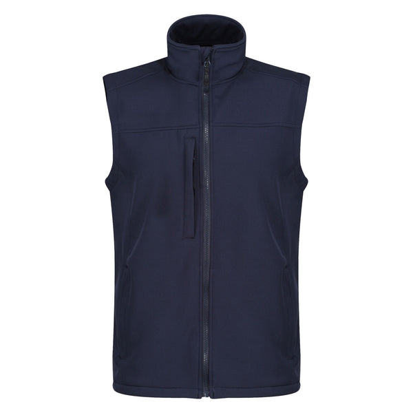 Regatta TRA788 Flux Softshell Bodywarmer | Water-Repellent Workwear Vest for Custom Embroidery