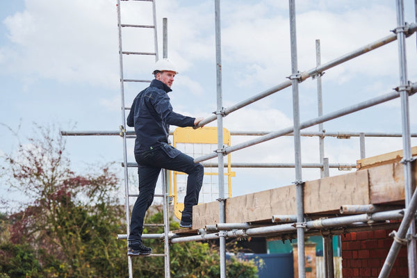 Apache Sudbury Black Stretch Slim Fit Work Trousers | Cordura-Reinforced Durable Sitewear