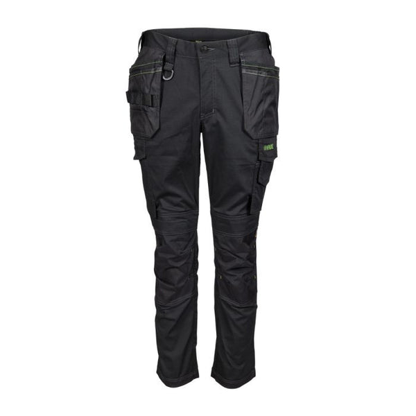 Apache Sudbury Black Stretch Slim Fit Work Trousers | Cordura-Reinforced Durable Sitewear