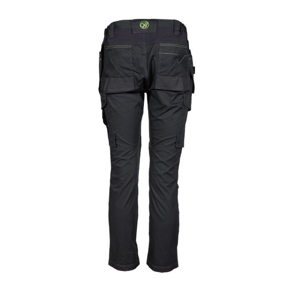 Apache Sudbury Black Stretch Slim Fit Work Trousers | Cordura-Reinforced Durable Sitewear