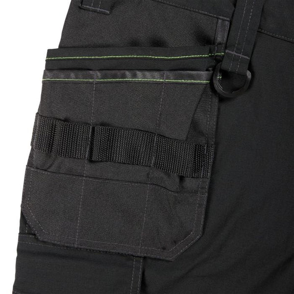 Apache Sudbury Black Stretch Slim Fit Work Trousers | Cordura-Reinforced Durable Sitewear