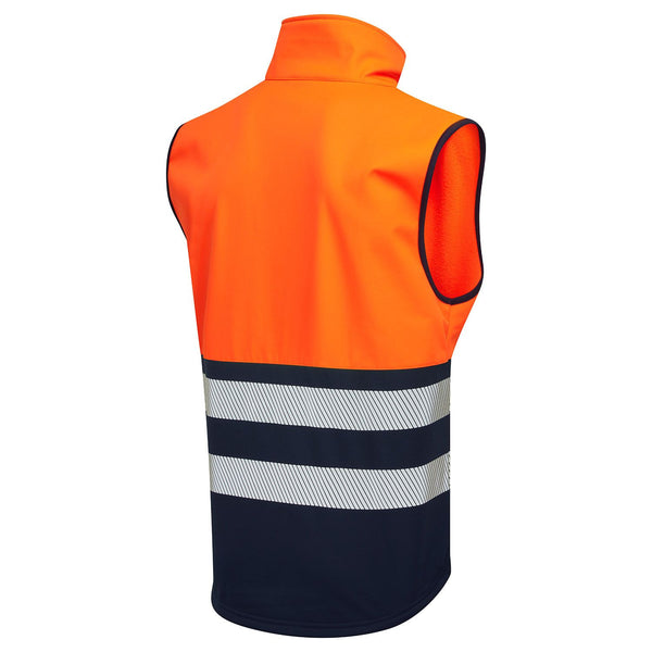 Essentials Hi Vis Eco Coolair Softshell Gilet | Sustainable Visibility & Comfort in Orange or Yellow
