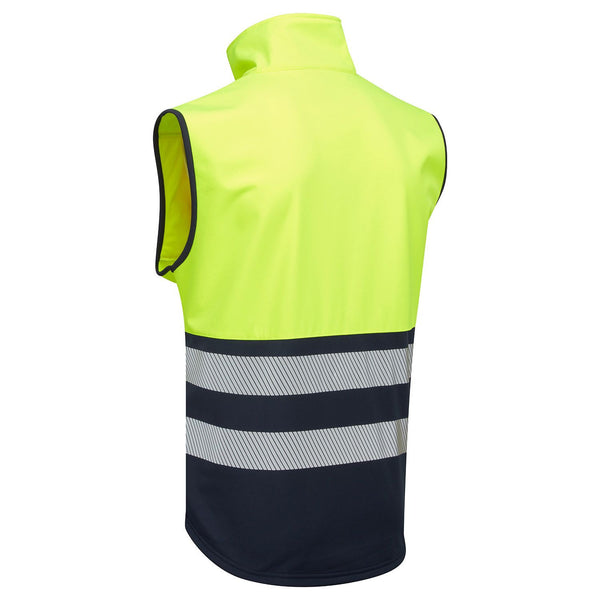 Essentials Hi Vis Eco Coolair Softshell Gilet | Sustainable Visibility & Comfort in Orange or Yellow
