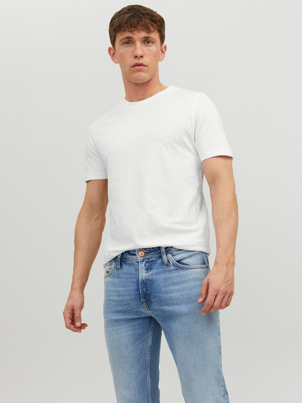 Jack & Jones Men’s Organic Cotton T-Shirt | Multiple Colours | Everyday Essential Tee - Borderland Muff