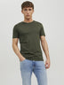 Jack & Jones Men’s Organic Cotton T-Shirt | Multiple Colours | Everyday Essential Tee - Borderland Muff