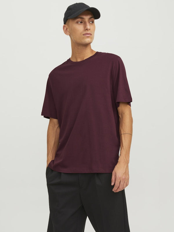 Jack & Jones Men’s Organic Cotton T-Shirt | Multiple Colours | Everyday Essential Tee - Borderland Muff
