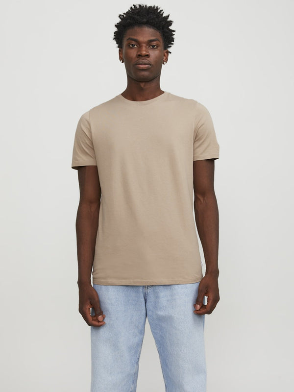 Jack & Jones Men’s Organic Cotton T-Shirt | Multiple Colours | Everyday Essential Tee - Borderland Muff