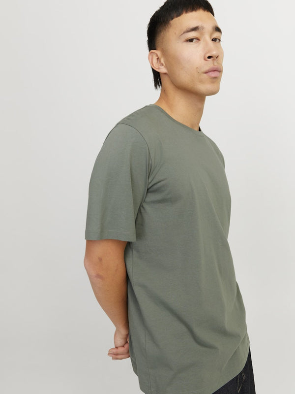 Jack & Jones Men’s Organic Cotton T-Shirt | Multiple Colours | Everyday Essential Tee - Borderland Muff