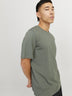 Jack & Jones Men’s Organic Cotton T-Shirt | Multiple Colours | Everyday Essential Tee - Borderland Muff
