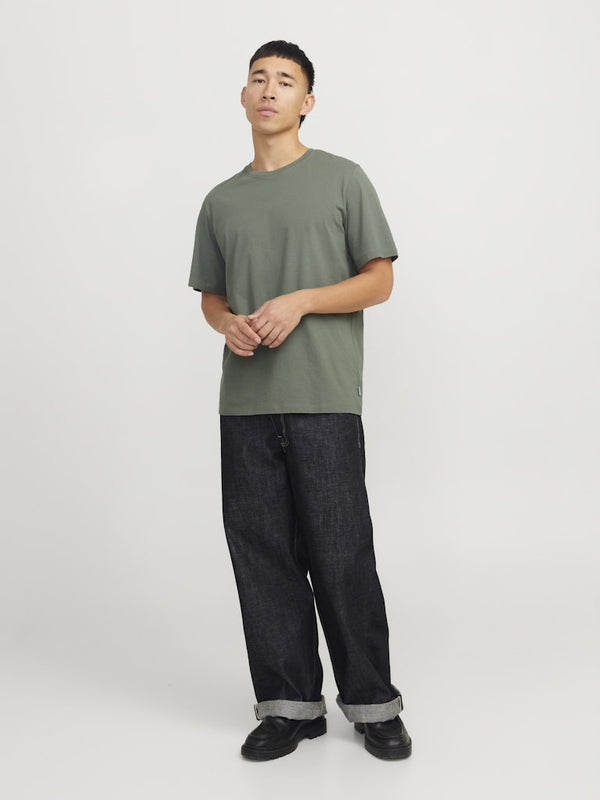 Jack & Jones Men’s Organic Cotton T-Shirt | Multiple Colours | Everyday Essential Tee - Borderland Muff