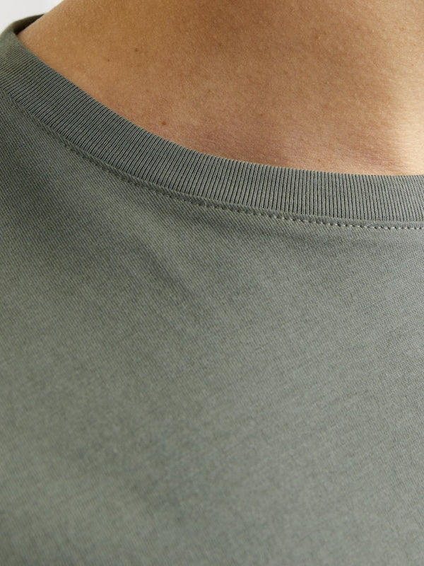 Jack & Jones Men’s Organic Cotton T-Shirt | Multiple Colours | Everyday Essential Tee - Borderland Muff