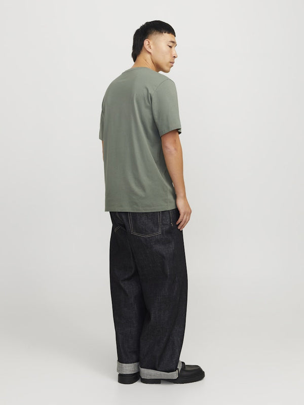 Jack & Jones Men’s Organic Cotton T-Shirt | Multiple Colours | Everyday Essential Tee - Borderland Muff