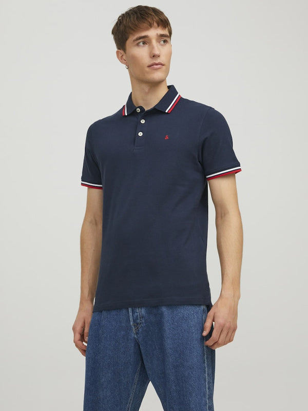 Jack & Jones Paulos Organic Cotton Polo Shirt | Multiple Colours | Slim Fit Men’s Polo
