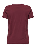 ONLY ONLKITA LIFE Short Sleeve Organic Cotton Top – Stylish with Glitter Detail