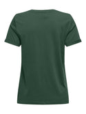 ONLY ONLKITA LIFE Short Sleeve Organic Cotton Top – Stylish with Glitter Detail