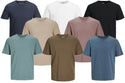 Jack & Jones Organic Cotton T-Shirt for Men – Regular Fit Short Sleeve Tee - Multiple Colours
