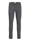 Jack & Jones Mens Marco Bowie Slim Fit Smart Casual Chino Trouser - Castelrock Grey - Borderland Muff