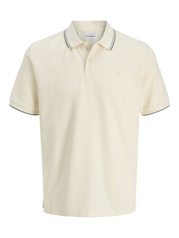 Jack & Jones JJEAustin Polo Shirt | Recycled Cotton Blend | Men's Short Sleeve Polo - Borderland Muff