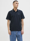 Jack & Jones JJEAustin Polo Shirt | Recycled Cotton Blend | Men's Short Sleeve Polo - Borderland Muff