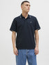 Jack & Jones JJEAustin Polo Shirt | Recycled Cotton Blend | Men's Short Sleeve Polo - Borderland Muff