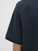 Jack & Jones JJEAustin Polo Shirt | Recycled Cotton Blend | Men's Short Sleeve Polo - Borderland Muff